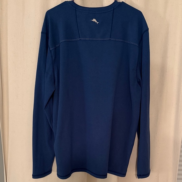 Tommy Bahama Blue V-Neck Sweater - Picture 4 of 6